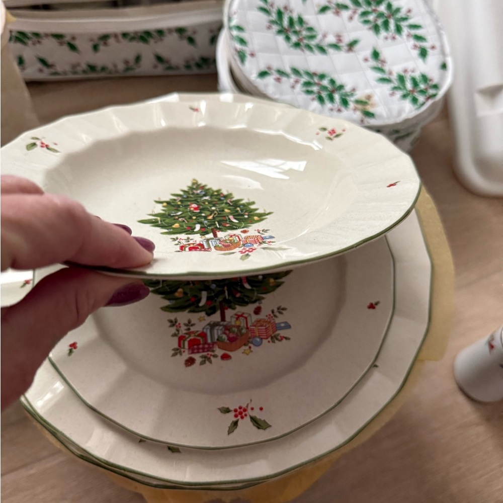 Full set Service for 12 Retired Studio Nova Christmas Dinnerware NWOT - Picture 11 of 13
